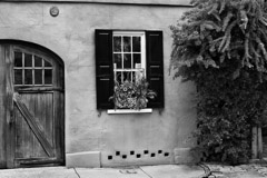 Tim Barnwell  -  2329, House & window detail near Old Slave Mart, Charleston, SC /   -  