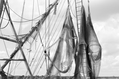 Tim Barnwell  -  2353, Shrimp boat net detail, Brunswick, GA /   -  