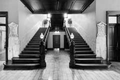 Tim Barnwell  -  2392, Interior staircase, Old City Hall,  Brunswick GA /   -  