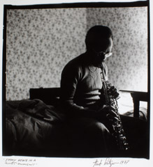 Herb Snitzer  -  Saxophonist Jimmy Heath, Portland ME, 1977 / Silver Gelatin Print  -  11 x 14