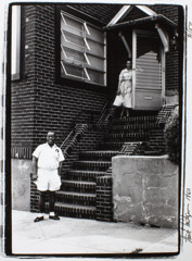 Herb Snitzer  -  Luois Armstrong at his home, 1960 / Silver Gelatin Print  -  11 x 14