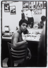 Herb Snitzer  -  Nina Simone, Backstage, Town Hall 1959 / Silver Gelatin Print  -  8 x 10