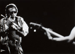 Herb Snitzer  -  Miles Davis 1988 / Silver Gelatin Print  -  11 x 14