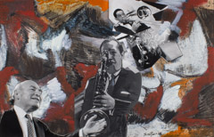 Herb Snitzer  -  Jazz Collage / Silver Gelatin Print  -  