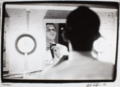 Herb Snitzer  -  Trummy, Backstage, Tanglewood MA, 1960 / Silver Gelatin Print  -  16 x 20