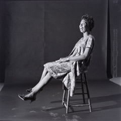 Herb Snitzer  -  Nina Simone, Colpix Records, photoshoot, Philideplhia 1959 / Silver Gelatin Print  -  12 x 12