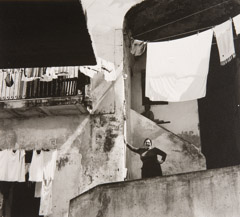 Mario DiGirolamo  -  Her Domain, Vallecorsa Italy, 1968 / Silver Gelatin Print  -  8x9.25 x 7.5
