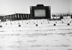 John Gutmann  -  Inside First Drive-In Theatre. Los Angeles, 1935 / Silver Gelatin Print  -  11x14