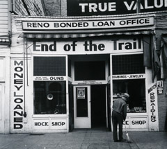 John Gutmann  -  End of the Trail. Reno, Nevada, 1936 / Silver Gelatin Print  -  11x14