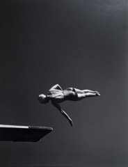 John Gutmann  -  Olympic High Diving Champion, Marjorie Gestring, 1938 / Silver Gelatin Print  -  11 x 14 