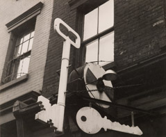 Arnold Newman  -  Key Shop, New York, NY, 1942 / Silver Gelatin Print  -  5 x 6
