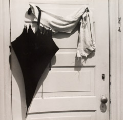 Arnold Newman  -  Bathroom Door, Baltimore, MD, 1939 / Silver Gelatin Print  -  8 x 10