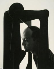 Arnold Newman  -  Isamu Noguchi, New York, NY, 1947 / Silver Gelatin Print  -  13.5 x 10.75 (11 x 14)
