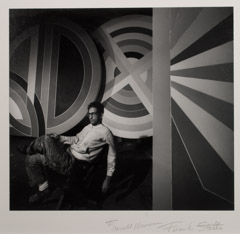 Arnold Newman  -  Frank Stella, NYC, 1967 / Silver Gelatin Print  -  7.75 x 8.5