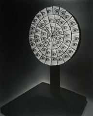 Berenice Abbott  -  Parabolic Mirror, Cambridge, MA, c, 1958 / Silver Gelatin Print  -  12.5 x 13