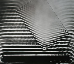 Berenice Abbott  -  Water Waves Change Direction, Cambridge, MA, 1958 / Silver Gelatin Print  -  14.75 x 17