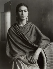 Imogen Cunningham  -  Frida Kahlo, Painter and Wife of Diego Rivera, 1931 / Silver Gelatin Print  -  12.75  x 10