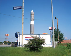 Laura Noel  -  Rotary Club Rocket, Cordele, GA, 2008 / Chromogenic Print  -  17 x 13 