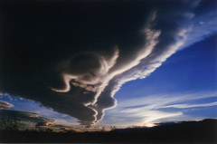 Al Weber  -  Mojave Cloud Series #7, 1974 / Chromogenic Print  -  12 x 18.5