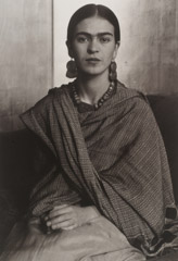Imogen Cunningham  -  Frida Kahlo, Painter and Wife of Diego Rivera, 1931 / Silver Gelatin Print  -  12.75 x 10