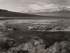 Al Weber  -  Badwater, Death Valley, 1972 / Silver Gelatin Print  -  10 x 13.25
