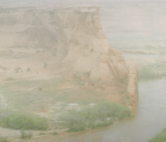 Al Weber  -  Sand Storm, Canyon de Chelly, 1991 / Chromogenic Print  -  15.5 x 18.5