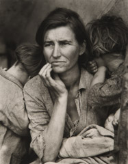 Dorothea Lange  -  Migrant Mother, 1936 / Silver Gelatin Print  -  8 x 10