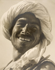 Max Alpert  -  Tadjik Portrait, (Man with Turban), 1931 / Silver Gelatin Print  -  16.5 x 13.5