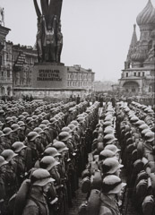 Mark Markov-Grinberg  -  Formation of Red Square, 1940s / Silver Gelatin Print  -  16 x 11.25