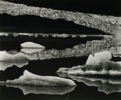 Brett Weston  -  Mendenhall Glacier, 1973 / Silver Gelatin Print  -  11 x 14