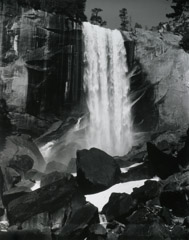 Philip Hyde  -  Vernal Falls, Tuolumne River, Yosemite Nat’l Park, 1950 / Silver Gelatin Print  -  10 x 8
