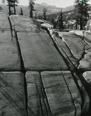 Philip Hyde  -  Glacial Granite Slope at Peeler Lake, Yosemite, CA, 1950 / Silver Gelatin Print  -  10 x 8