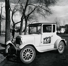 John Gutmann  -  Car of a Cowboy. Wyoming. 1936 (The Cowboy's Car.) /   -  11x14 and 8x10