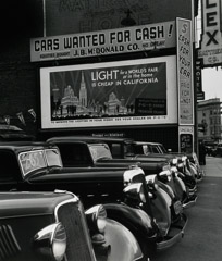 John Gutmann  -  Cash for Your Car, San Francisco, 1939 / Silver Gelatin Print  -  11x14 