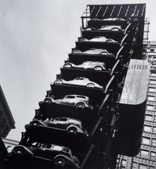 John Gutmann  -  Elevator Garage, Chicago, 1936 / Silver Gelatin Print  -  11 x 14