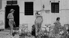 Harold Feinstein  -  Stripes and Shadows / Silver Gelatin Print  -  available in multiple sizes
