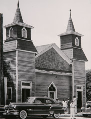 Berenice Abbott  -  Baptist Church, Augusta, Georgia, 1954 / Silver Gelatin Print  -  11 x 14