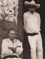 Paul Strand  -  Men of Santa Anna, Michoacan, 1933 / Photogravure  -  6.5 x 5