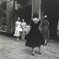   -  Untitled, 1954 (woman photographing 2 women) / Silver Gelatin Print  -  12 x 12 (on 16x20 paper)