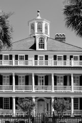 Tim Barnwell  -  Home exterior, the Battery, Charleston, SC / Pigment Print  -  Available in Multiple Sizes