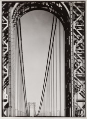 Margaret Bourke-White  -  George Washington Bridge, New York City, 1933 / Silver Gelatin Print  -  19 x 14