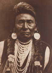 Edward S. Curtis  -  Chief Joseph - Nez Percé, Plate 256, 1903 / Photogravure, John Andrew & Son  -  15.5 x 11.25 (image) on 22.25 x 18.25 paper