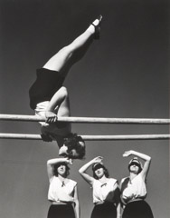 John Gutmann  -  Czechoslovakian Gymnasts. San Francisco, 1939 / Silver Gelatin Print  -  8x10
