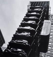John Gutmann  -  Elevator Garage, Chicago, 1936 / Silver Gelatin Print  -  11 x 14