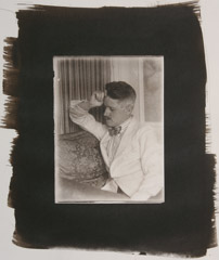 Berenice Abbott  -  James Joyce, Paris, 1926 / Platinum Palladium Print  -  4 x 5 image on 8.5 x 11 paper