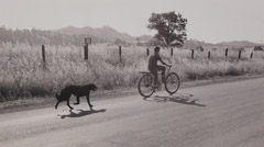 Pirkle Jones  -  Larry Gardner and his dog, 1956 / Silver Gelatin Print  -  