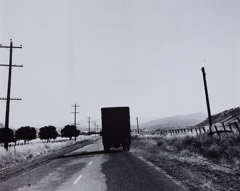 Dorothea Lange  -  Moving Van on Highway, 1956 / Silver Gelatin Print  -  