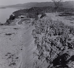 Pirkle Jones  -  Erosion at Lake Berryessa, 1973 / Silver Gelatin Print  -  