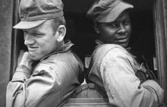 Harold Feinstein  -  AD-009 Draftees on Korean Train, 1953 /   -  Neg_K-26_F12