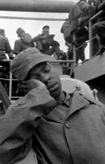 Harold Feinstein  -  AD-023 Catching Zs Shipboard, 1952 /   -  Neg_K-01B_F? 